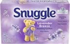 Snuggle Dryer Sheets 70 Count (Pack of 4) Scent May Be Vary (Fabric Softener Sheets, Lavender & Vanilla Orchid)