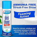 Sprayway's Glass Cleaner, 19 Oz Cans, (Pack of 2) Premium Microfiber Cleaning Cloth