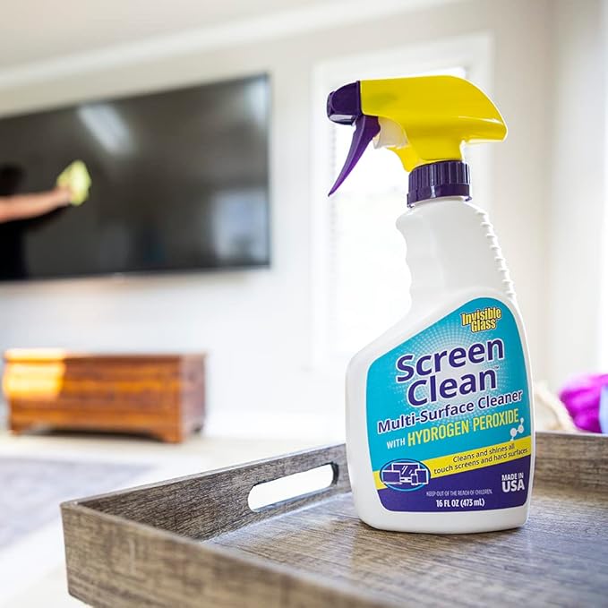 Invisible Glass 92013-6PK 16-Ounce Screen Clean Multi-Surface Cleaner Perfect for Touch Screens, Smart Phones, Tablets, Laptops, Glass, and Electronics, Pack of 6