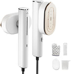 Portable Steamer For Clothes Travel Mini Steamer and Iron Fast 10s Heat-Up, Horizontal and Vertical 1200W Effortless Wrinkle Removal, Garment Steamer and Iron for Travel Office Home(110-120V)