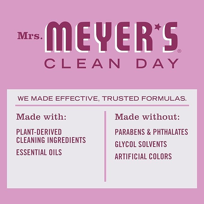 MRS. MEYER'S CLEAN DAY All-Purpose Cleaner Spray, Peony, 16 fl. oz - Pack of 6