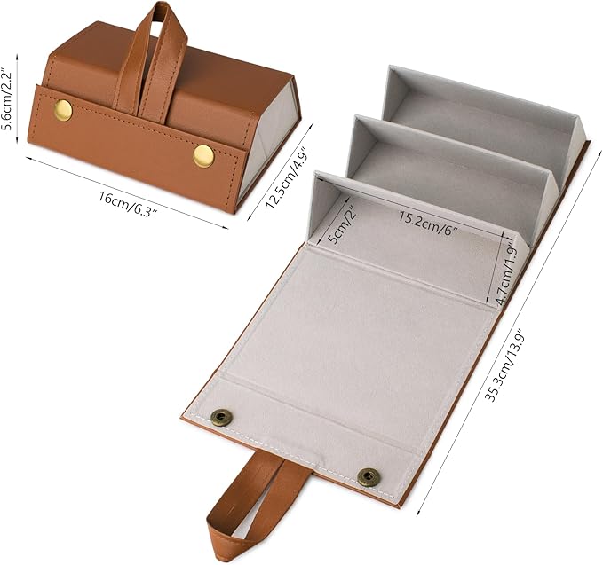 Sunglasses Travel Case,Foldable Eyeglasses Case, Portable Multiple Glasses Case for Women Men Girls