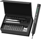 56 in 1 Precision Mini Electric Screwdriver Set, Cordless & Rechargeable Kit with 52 S2 Magnetic Bits for Electronics Repair, Phone, Laptop, Glasses, PC Building