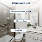 spotLESS MATERIALS Glass & Mirror Protective Coating - Easy-Clean, Stain-Resistant, Anti-Residue Barrier for Bathroom Surfaces
