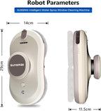 Automatic Window Cleaning Robot with 2800PA Suction, Intelligent Edge Detection 3.0 Path Planning, Water Spray, and Remote Control - Electric Window Cleaner Rotot for Effortless Cleaning