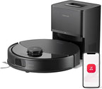 roborock Q10 X5+ Robot Vacuum and Mop, Self-Emptying, Hands-Free Cleaning for up to 7 Weeks, 10,000Pa Suction, Obstacle Avoidance, LiDAR Navigation, No-Go Zones, Black