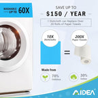 AIDEA Swedish Dish Cloth, 10PK, Swedish Dishcloths for Kitchen, Reusable Paper Towels Washable, Sponge Cloths Kitchen, Absorbent Dish Rags, Dish Towels Cloth, 7"x6"