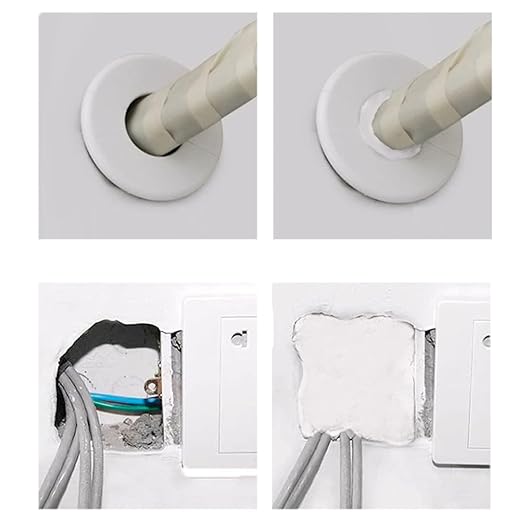 Waterproof Wall Repair Seal Mortar | Sealing Clay for Wall Hole Repair | Repair Air Conditioning Holes Sealing Mud | Holes Filler (2 Packs)