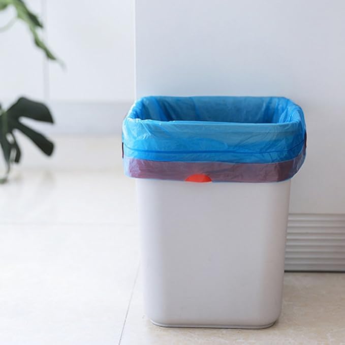 5 Gallon Drawstring Trash Bags, 220 Counts Blue Garbage Bags