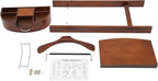 Wood Suit Rack Suit Stand for Man and Women Clothes Valet Suit with Drawer Valet Stands Men Valet Brown Suit Valet for Entryway Office Living Room