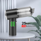 Mini Portable Vacuum Cleaner, Keyboard Wireless Handheld Vacuum with Brush Motor 4500PA High Power and TypeC, for Car,Office and Home Cleaning /V01/Black