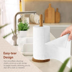 H4N Microfiber Cleaning Cloth Roll, 85 Pack Tear Away Towels, Lint Free, Absorbent, Streak Free, Non-Abrasive, Reusable and Washable Dish Rags for Car and Household Supplies, 11.81x11.81 Inches, White