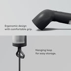 Steamery Handheld Clothes Steamer Cirrus X, 1200W, Steam Output 20g/min, Heat up in 20 Seconds, Portable, Minimalistic, Scandinavian design, Black