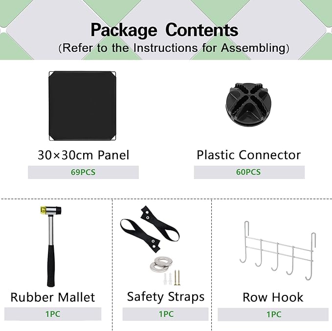 C&AHOME Cube Storage Organizer, 20-Cube Shelves Units, Closet Cabinet, DIY Plastic Modular Book Shelf, Ideal for Bedroom, Living Room, Office, 48.4" L x 12.4" W x 60.6" H Black UPCS20H