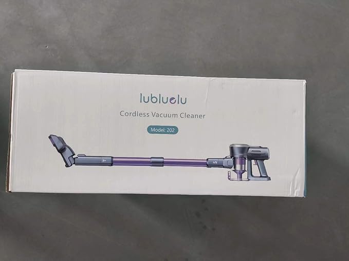 Lubluelu Cordless Stick Vacuum Cleaner, Lightweight 235W Brushless Motor, Rechargeable Battery, Self-Standing Design, Handheld for Carpet, Hard Floor, and Pet Hair