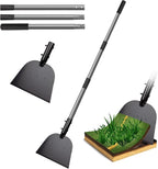 Walensee Flat Shovel, Floor Scraper, 54 inch Garden Scraper for Walkway, Weed Remove Tool for Lawn Edging, Cleaning Scraper for Road Outdoor, Driveway Weeding Tool， Ice Scraper & Ice Removal Tool