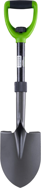 Earthwise 26.5 Inch Carbon Steel D-Handle Compact Collapsible Trenching Mini-Shovel