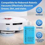 Floor Cleaning Solution, 1L Mop Soap Highly Scented Fragrance Compatible with Roborock Cleaning Solution, Residue & Streak Free, Suitable for All Robot Vacuum Cleaners and All Mop Types, 33OZ