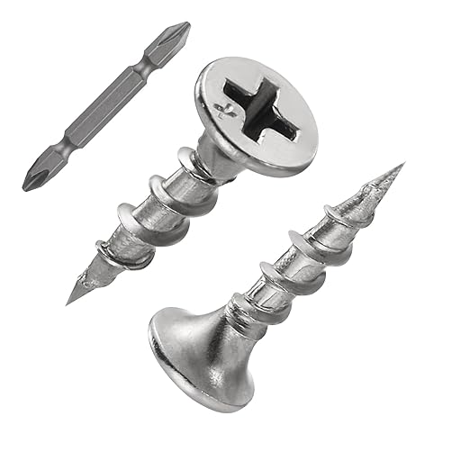 (420 pcs)#6X3/4 410 Stainless Steel Fastener Drywall Screws-Phillips with coarse Threaded tip, Black, Suitable for Drywall Slate, Wood, etc.(1 pounds)