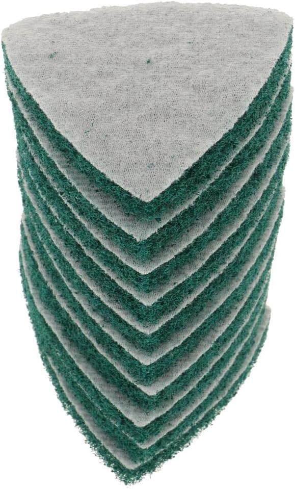 Generic 10 Pack Triangle Cleaning Pads for Scouring, 240 coarse