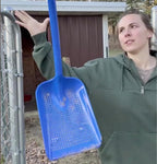 Sand Dipper Treasure Shovel Digger Sifter - Tough Plastic Shovel for Beach, Chicken Coop Poop, Goat Stall Cleaning, and Backyard Barns