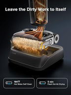 roborock F25 ACE Wet Dry Vacuum Cleaner, Cordless Vacuum Mop All in One for Hard Floor, 20000Pa Hardwood Floor Cleaner with Zero Tangle, 194°F Hot Air Flash Drying Electric Mop, 180° Lie Flat, WiFi