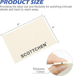 SCOTTCHEN 9Pcs Wool Cloths for Buffing,Polishing and Lapping, 6" x 4" x 1.55mm,Ideal for Lapidary, Jewelry,Glass,and Metalworking ect.