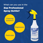 ZEP Professional Sprayer Bottle, 32 oz, Pack of 3, HDPRO1