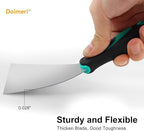 6 Pack Putty Knife, 1” 1.5” 2” 3” 4” 5” Spackle Knives, Premium Stainless Steel Paint Scraper, Perfect Tools for Repairing Drywall, Removing Wallpaper, Applying Mud or Plaster