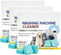 Washing Machine Cleaner Tablets 24 Pack, 2026 Upgraded Washer Cleaner Tablets for HE Top Front Load Washer, Removes Pet Hair, Odors, Suitable for Pet Owners (36 Pack)