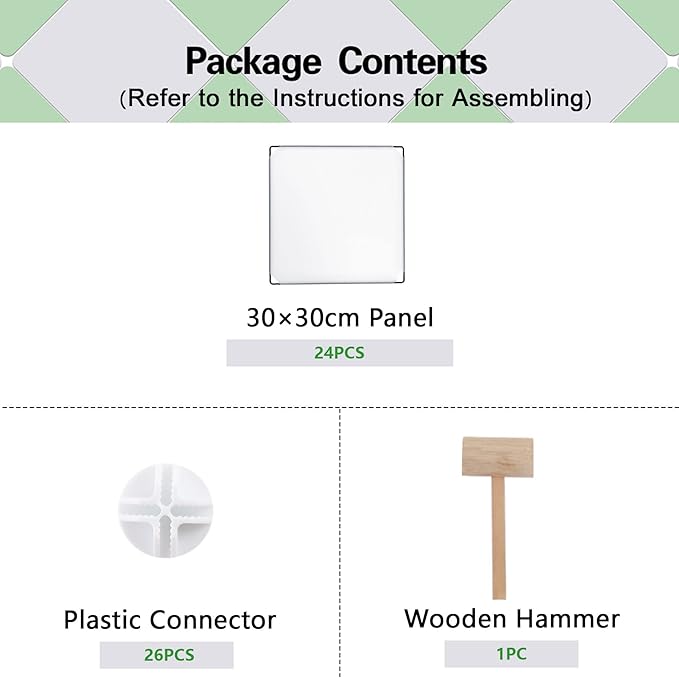 C&AHOME 6-Cube Storage Organizer, Stackable Storage Cubes Shelves, Portable Bookshelf, Plastic Clothing Storage Closet Organizer, DIY Modular Shelving Units for Wardrobe, Home, Milky