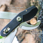 Berry&Bird Loppers and Pruners Heavy Duty, 28 Inch Bypass Loppers with Compound Action, Long Handle Tree Trimmer, Branch Cutter with ⌀ 1-3/4 Inch Cutting Capacity, Hand Loppers with Carbon Steel Blade