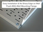 Wall Control 30-WRK-400WB Standard Workbench Metal Pegboard Tool Organizer,White/Black