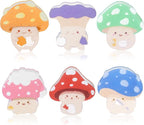 6 Pieces Mushroom Kitchen Sponges Mushroom Sponges Fun Non-Scratch Scrub for Washing Dishes Pots Pans and Household Cleaning Supplies for Kitchen Dishes Furniture Gifts