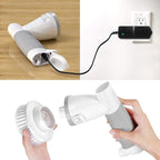 Electric Spin Scrubber, Bathroom Shower Electric Scrubber for Cleaning Tub/Tile/Floor/Sink/Window, Power Cleaning Brush Rechargeable Cordless with 4 Replaceable Cleaner Brush Heads