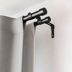 KURUI Black Self Drilling Drywall Anchors, 140PCs #8 Dry Wall Anchors and Flat Head Screws Kit, 70 Anchors + 70 Screws, 75LB Heavy Duty Hanging for Picture Frames Wall Decor Art, Sheetrock Hangers