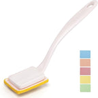 Dish Brush with Handle,Non-Scratch Dishwand with 5 Sponge Refills for Pans, Pots, Sink & Tubs,White