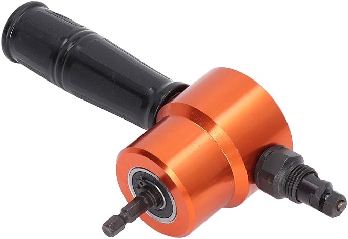 360° Double Head Cutter Sheet Metal Cutting Drilling Tool Nibbler Electric Attachment YT160AS for Auto and Home Repairs