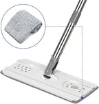 Microfiber Cleaning Pads: 10 Pack 13" X 4.9" Washable for Floor Cleaning Compatible with Tethys & Most 13 Inch Flat Mops - Replacement for Mop Bucket Set