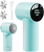 Electric Lint Remover and Fabric Shaver, Rechargeable Clothes Shaver for Sweater Furniture Couch, 3-Speed Pill Remover Defuzzer to Remove Fuzz Pilling from Blanket Jacket