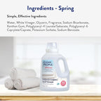The Clean People Liquid Fabric Softener - Softens & Removes Static Cling - Vegan (50 Fl Oz, Spring)