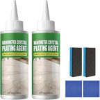 Nano Crystal Coating Agent For Tile & Furniture, 2026 New Granite Countertop Cleaner and Sealer with Protection, Quartz Marble Stone Polish Cleaner for Permanent Hold & Shine Effect Fast Drying (2Pcs)
