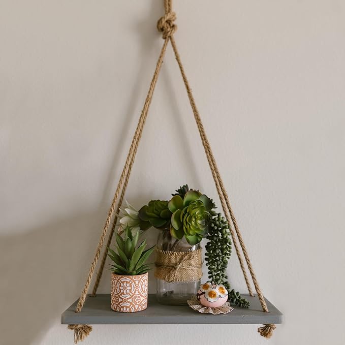 LEXININ 6mm Thick Jute Rope, 328 Feet Twisted Jute Twine, 6mmx100m Hemp Rope String for Crafts