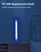 Shootingstar Bug Zapper Replacement Light Bulb 10W for 20W Indoor Bug Zapper, BL T8 F10W Light Tube Compatible with Aspectek, Liba and Other 20W Mosquito Zapper Lamp, 4 Pack