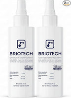 BRIOTECH Sanitizer Disinfectant Hypochlorous Spray, Kill 99.99% of Viruses & Bacteria, Control Mold, Eliminate Odor, Gentle for Nurseries, Food Contact Surface Sanitizer, 2 fl oz Travel Size (2 Pack)