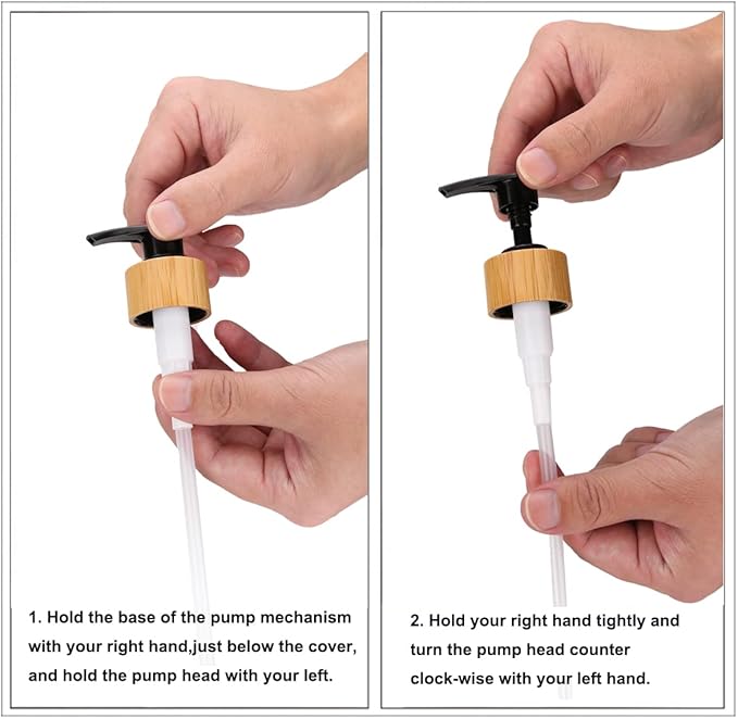 Soap Dispenser Bathroom Set, Hand Soap and Lotion Dispenser Set with Tray for Bathroom, Black and White Bathroom Decor Modern Farmhouse Decor Kitchen Art Dish Soap Holder (Black & White)