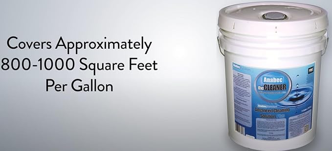 Crawl Space DIY Anabec Advanced Cleaning Solution, 5 Gallons - All-Purpose Commercial Cleaner for General Cleaning Applications