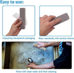 30PCS Pumice Stones for Cleaning,Grey Pumice Scouring Pad,Cleans Hard Water Ring, Calcium Stain, Pumice Stick Cleaner for Toilet, Bathtub, Kitchen Sink, Grill (5.9 x 1.4 x 0.9 Inches) M1-060
