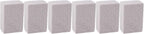 WALFRONT 6PCS Pool Pumice Stone for, PVC Material Scouring Sticks for Toilet Bowl Bathtub Shower Tile, Hard Water Remover for Kitchen Sink Swimming Pool Grates (M)
