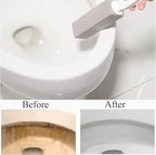 3 Pack Pumice Stone for Toilet Bowl Cleaning with Handle, Scouring Stick Remove Toilet Bowl Hard Water Rings, Calcium Buildup and Rust for Cleaning Toilet, Bathroom, Kitchen Sink, Grill (Gray)